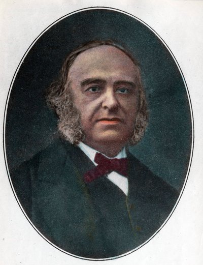 Retrato de Paul Broca, cirujano francés. Grabado del siglo XIX. Colección privada de Unknown artist