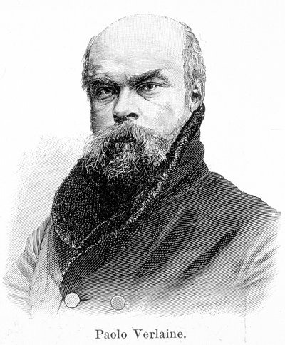 Retrato de Paul Verlaine (1844-1896) de Unknown artist