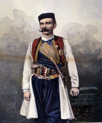 Retrato de Pedro I de Serbia (Karageorgevic) de Unknown artist