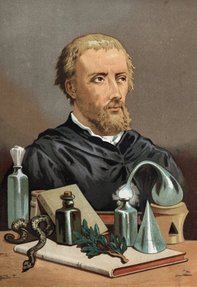 Retrato de Philippus Aureolus Theophrastus Bombastus von Hohenheim Paracelsus de Unknown artist
