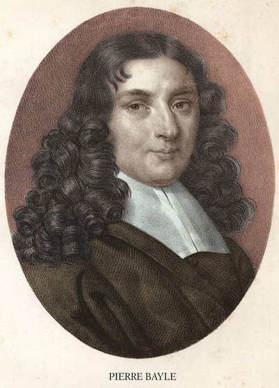 Retrato de Pierre Bayle filósofo y escritor francés (1647-1706) de Unknown artist