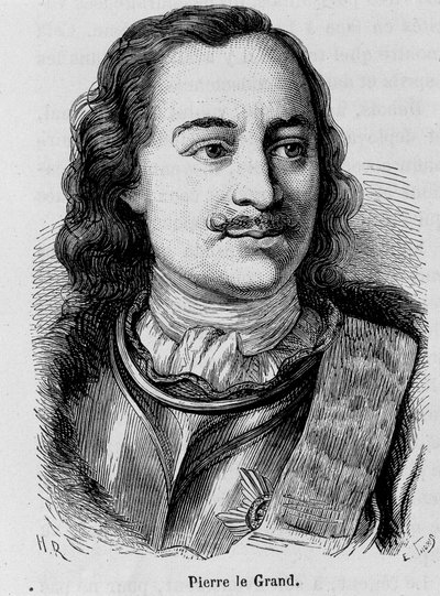 Retrato de Pierre Le Grand de Unknown artist