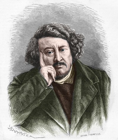 Retrato de Pierre Leroux, filósofo, publicista y político francés (1797 - 1871) de Unknown artist