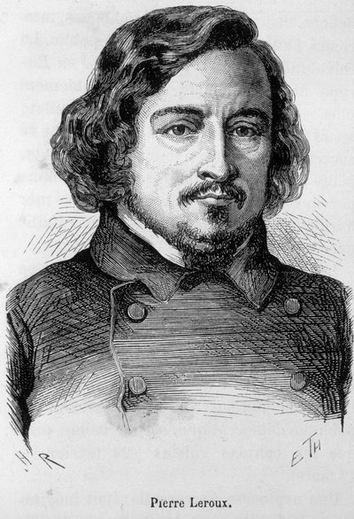 Retrato de Pierre Leroux, filósofo, publicista y político francés (1797 - 1871) de Unknown artist