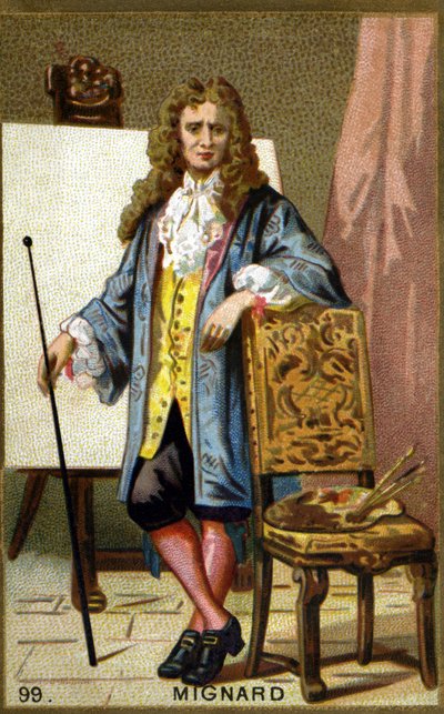 Retrato de Pierre Mignard (1612 - 1695), pintor, decorador y dibujante francés. de Unknown artist