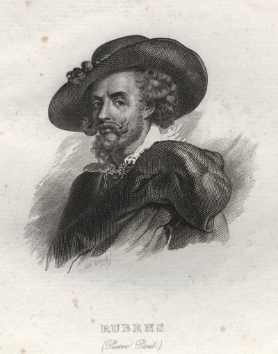 Retrato de Pierre Paul Rubens (1577-1640) de Unknown artist