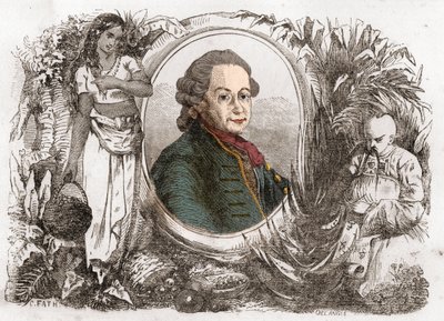 Retrato de Pierre Poivre (1719-1786), administrador colonial y agrónomo francés de Unknown artist