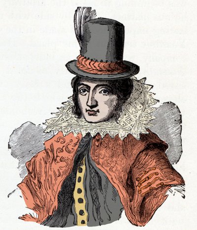 Retrato de Pocahontas, luego Rebecca Rolfe de Unknown artist
