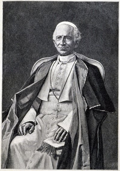 Retrato del Papa León XIII (1810-1903) de Unknown artist
