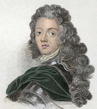 Retrato del Príncipe Eugenio de Saboya-Carignano (1663-1736), militar francés. Grabado del siglo XIX de Unknown artist