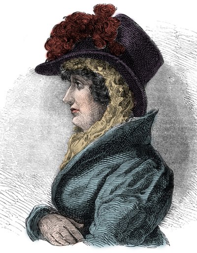 Retrato de la reina Carolina de Brunswick (1768-1821), esposa de Jorge IV, rey de Inglaterra - Carolina de Brunswick, reina de Gran Bretaña e Irlanda (1768-1821), consorte de Jorge IV de Unknown artist
