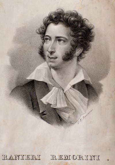 Retrato de Ranieri Remorini (grabado) de Unknown artist