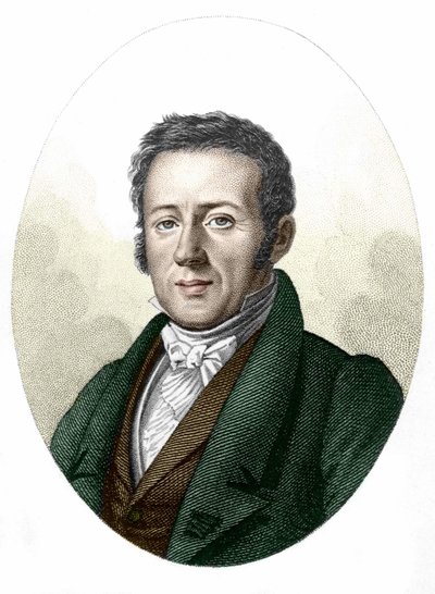 Retrato de René Primrose Lesson (1794-1849), naturalista y biólogo. de Unknown artist