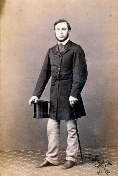 Retrato de Ricciotti Garibaldi (1847-1924), hijo del patriota italiano Giuseppe Garibaldi y su primera esposa Anita de Unknown artist