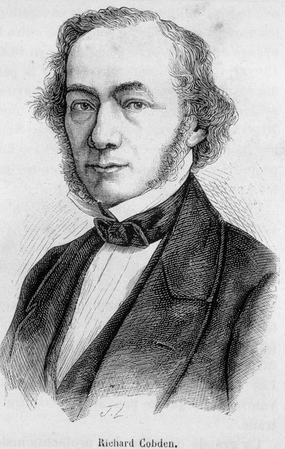 Retrato de Richard Cobden. de Unknown artist