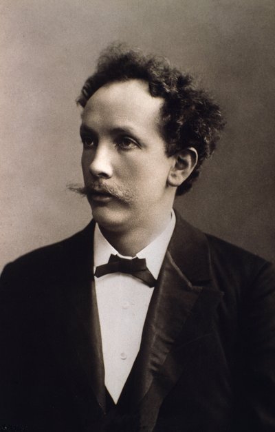Retrato de Richard Strauss (foto en blanco y negro) de Unknown artist