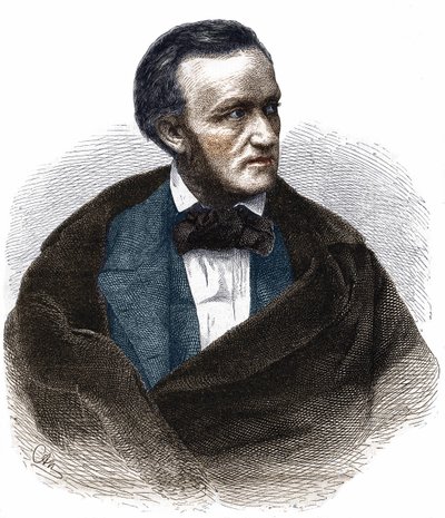 Retrato de Richard Wagner (1813 - 1883). de Unknown artist