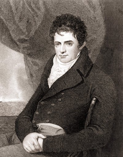 Retrato de Robert Fulton (1765 - 1815), mecánico naval estadounidense (Nautilus). de Unknown artist