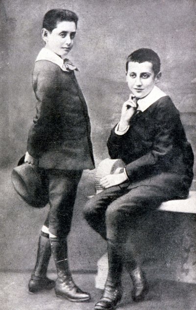 Retrato de Robert y Marcel Proust, s.f. c. 1885. de Unknown artist