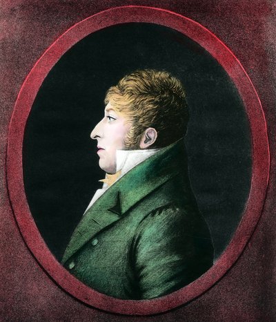 Retrato de Rodolphe Kreutzer (1766-1831) violinista y compositor francés. Grabado del siglo XIX de Unknown artist