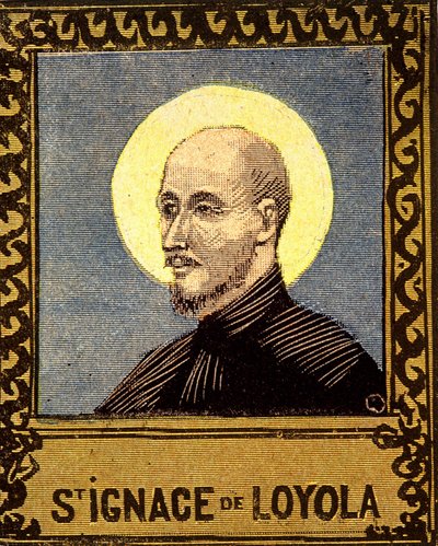 Retrato de San Ignacio de Loyola (1491 - 1556), fundador de la Compañía de Jesús. Siglo XIX. de Unknown artist