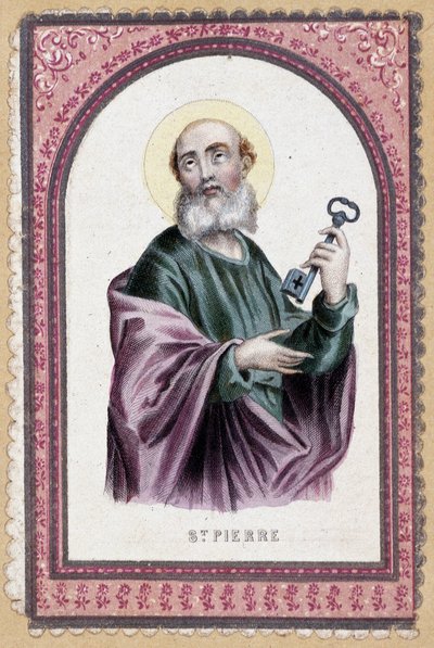 Retrato de San Pedro en la Llave - siglo XIX de Unknown artist