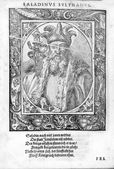 Retrato de Saladino (1138-1193) (Salah al Din Yusuf al-Ayyubi). de Unknown artist