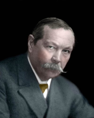 Retrato de Sir Arthur Conan Doyle (1859-1930), novelista inglés. de Unknown artist