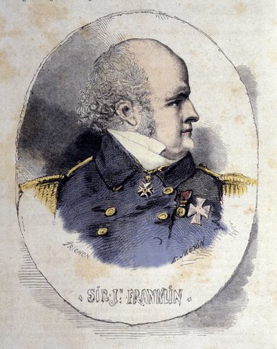 Retrato de Sir John Franklin 1786-1847, oficial naval y explorador británico. de Unknown artist