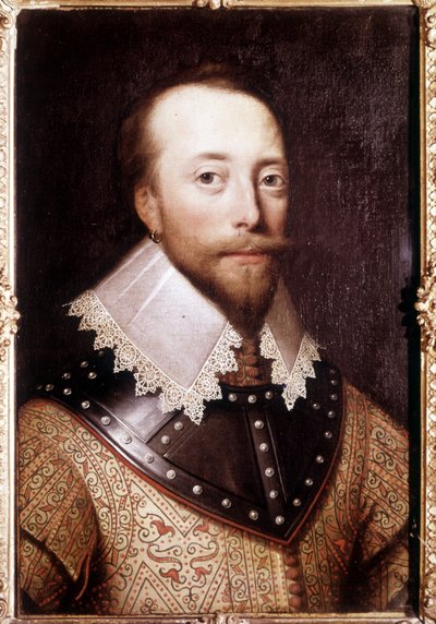 Retrato de Sir Martin Frobisher (1535-1594), navegante inglés. de Unknown artist