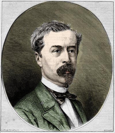 Retrato de Sir Richard Wallace (1818-1890), filántropo y coleccionista de arte inglés. Grabado de 1872 de Unknown artist