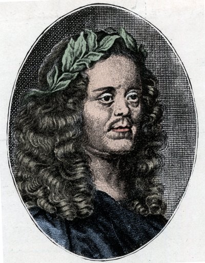Retrato de Sir William Davenant (1606-1668) poeta y dramaturgo inglés - grabado de Unknown artist