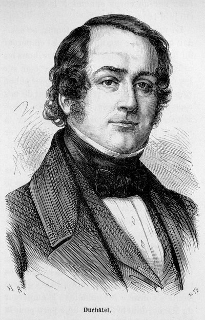 Retrato de Tanneguy Duchatel (1803-1867), político francés de Unknown artist