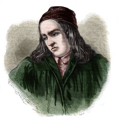 Retrato de Teodorico (Teodoro Teodorico) por Niem (o Nieheim) (1345-1418) historiador alemán de Unknown artist
