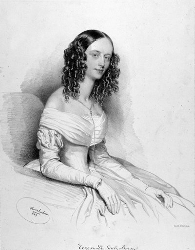 Retrato de [Teresa] De Giuli Borsi, soprano italiana de Unknown artist