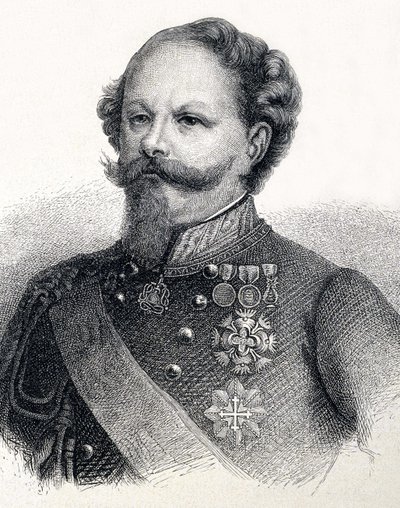 Retrato de Victor Emmanuel II de Saboya, en italiano Vittorio Emanuele II di Savoia de Unknown artist