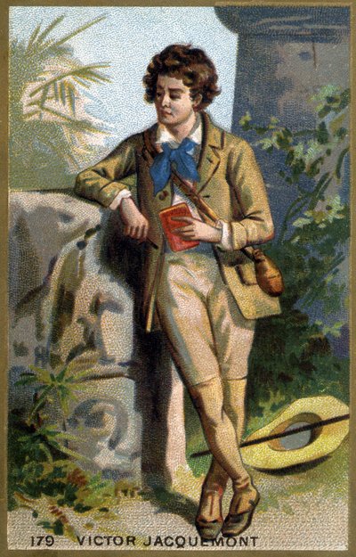 Retrato de Victor Jacquemont (1801 - 1832), botánico y viajero francés de Unknown artist