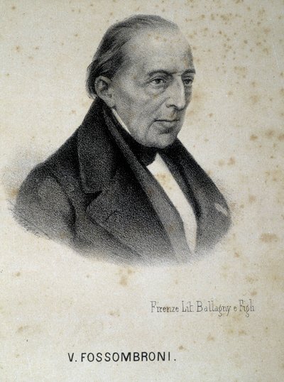 Retrato de Victorio Fossombroni (1754 - 1844), ingeniero, economista e intelectual italiano de Unknown artist