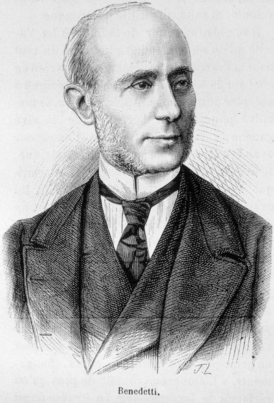 Retrato de Vincent Benedetti, diplomático francés (1817 - 1900) de Unknown artist