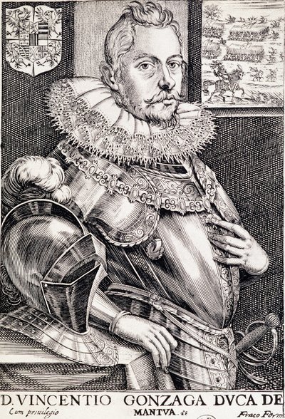 Retrato de Vincent Gonzague, Duque de Mantua de Unknown artist