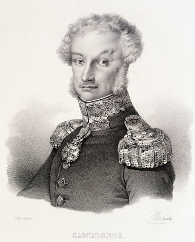 Retrato del Vizconde Pierre Jacques Etienne Cambronne, General francés (1770-1842) de Unknown artist