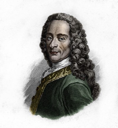 Retrato de Voltaire (1694-1778), escritor y filósofo francés de Unknown artist