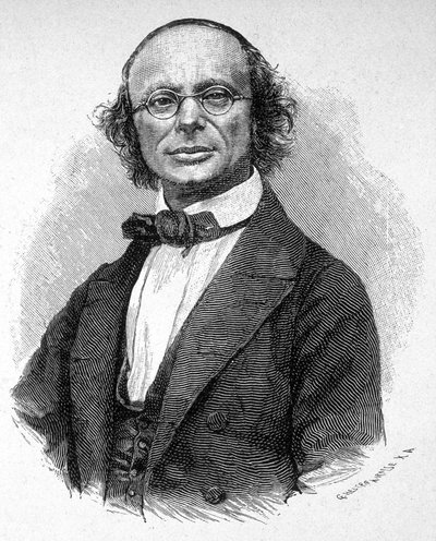 Retrato de Wilhelm Weber (1804 - 1891), físico alemán de Unknown artist