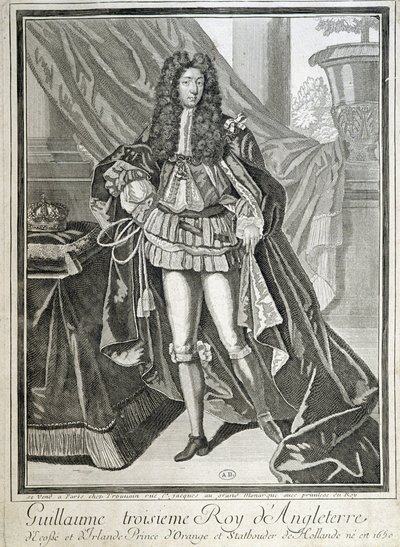 Retrato de Guillermo III, Rey de Inglaterra, Príncipe de Orange de Unknown artist