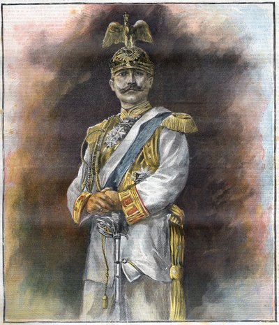 Retrato de Guillermo II (1859 - 1941). de Unknown artist