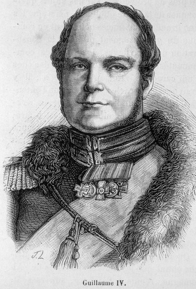 Retrato de Guillermo IV (1765 - 1837), Rey de Inglaterra e Irlanda de Unknown artist