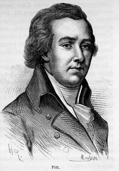 Retrato de William Pitt el Joven (1759-1806), ex ministro británico de Unknown artist