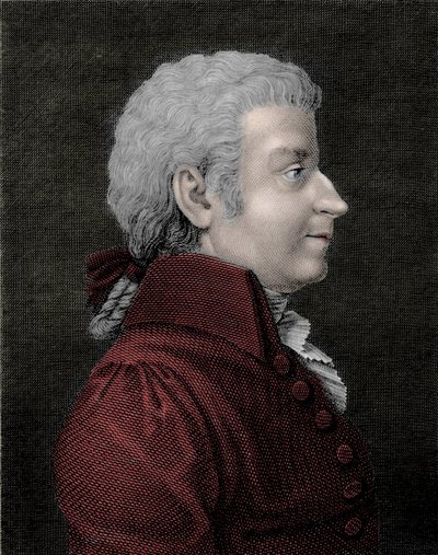 Retrato del joven Wolfgang Amadeus Mozart (1756-1791), compositor de Unknown artist