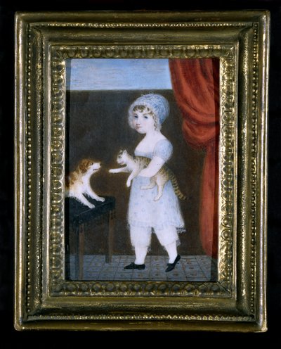 Retrato de una niña, c.1820 de Unknown artist