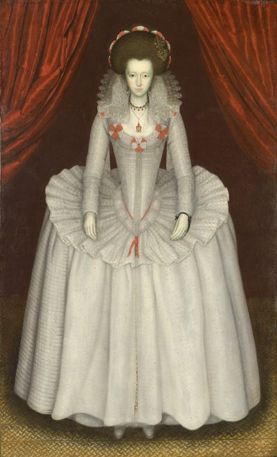 Retrato de una mujer, probablemente Ann Finch, Lady Twysden (1574-1638) de Unknown artist